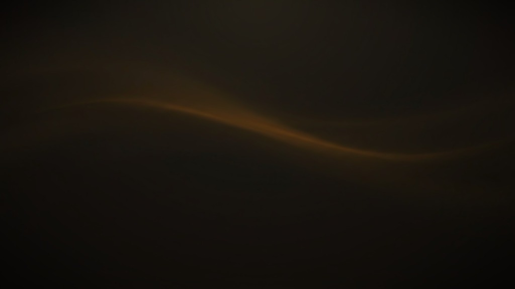 Abstract amber wave on dark background